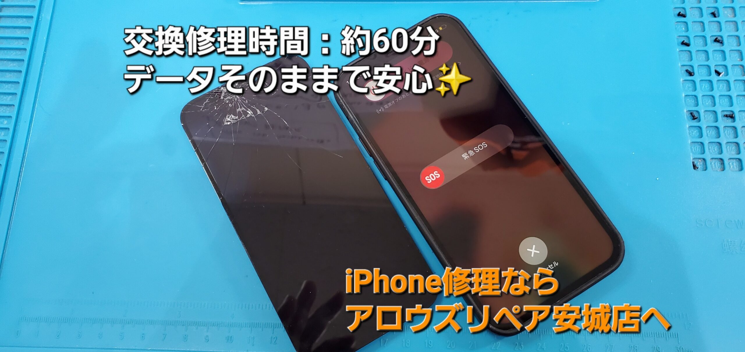 安城駅徒歩3分|iPhone・Switch・iPad修理ならアロウズリペア安城がおすすめ！JR安城駅から徒歩3分、データそのまま即日修理、Switch修理もお任せ下さい。お客様のお悩み解決致します。