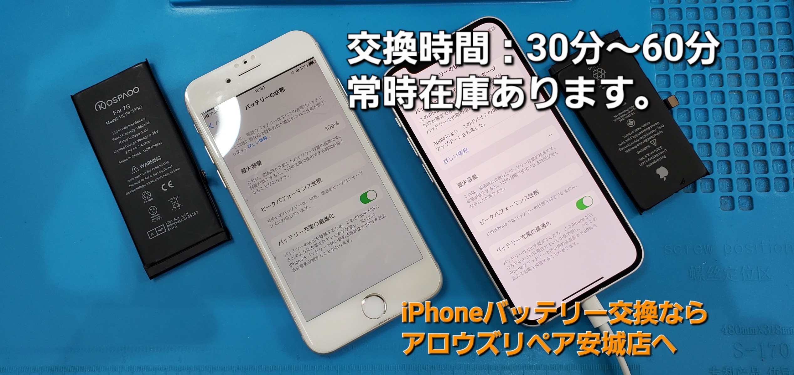 安城駅徒歩3分|iPhone・Switch・iPad修理ならアロウズリペア安城がおすすめ！JR安城駅から徒歩3分、データそのまま即日修理、Switch修理もお任せ下さい。お客様のお悩み解決致します。